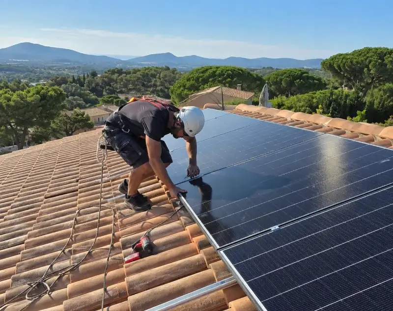 Installateur panneaux solaires Abos — pose photovoltaïque sur toiture