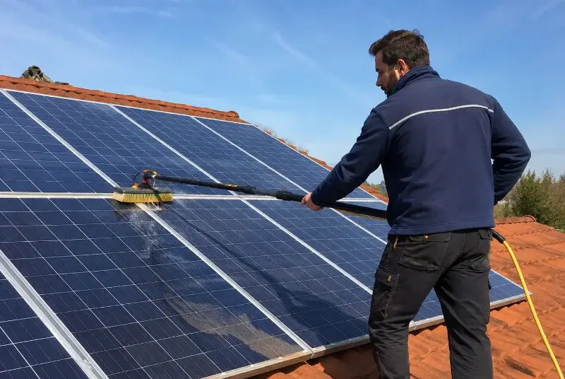 Nettoyage et entretien de panneaux solaires à Abos