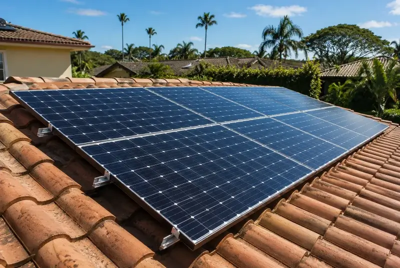 Installation de panneaux solaires à Abos